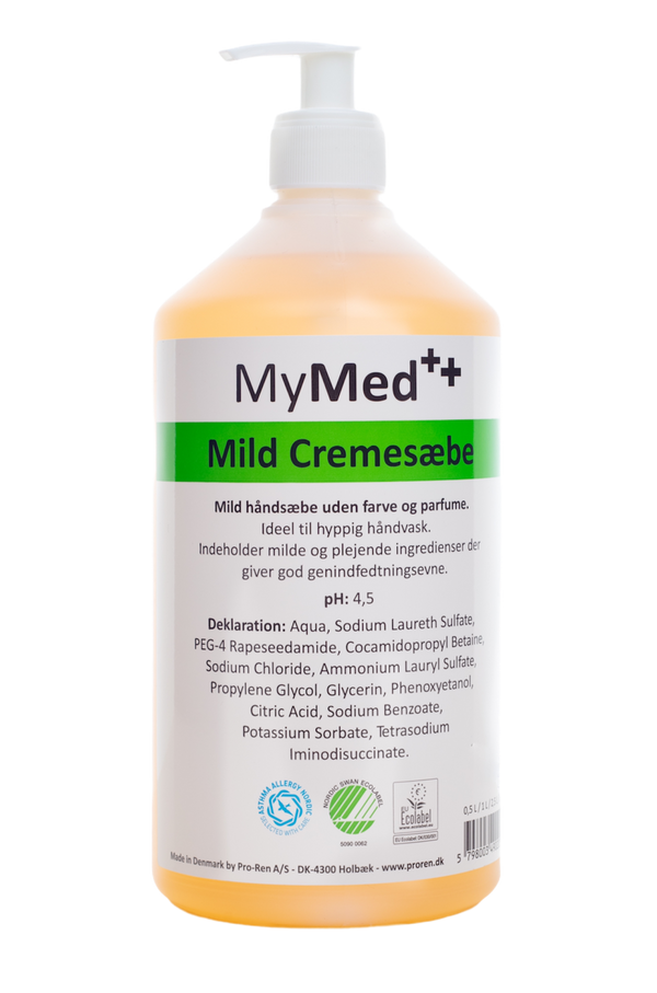 Mild cremesæbe | 1 liter m. pumpe