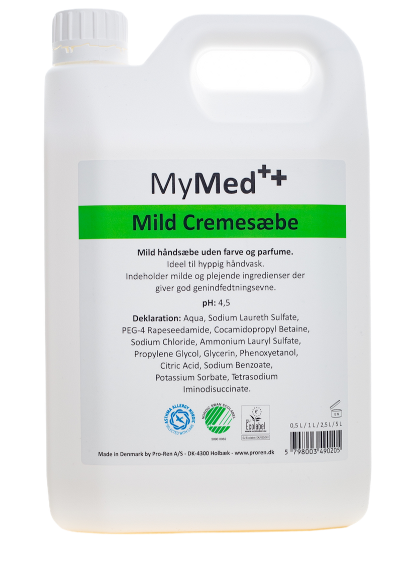 Mild cremesæbe | 2,5 liter